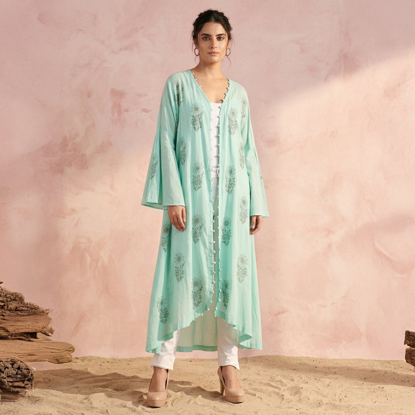 Green Dress for Women – Embellished | First Resort by Ramola Bachchan