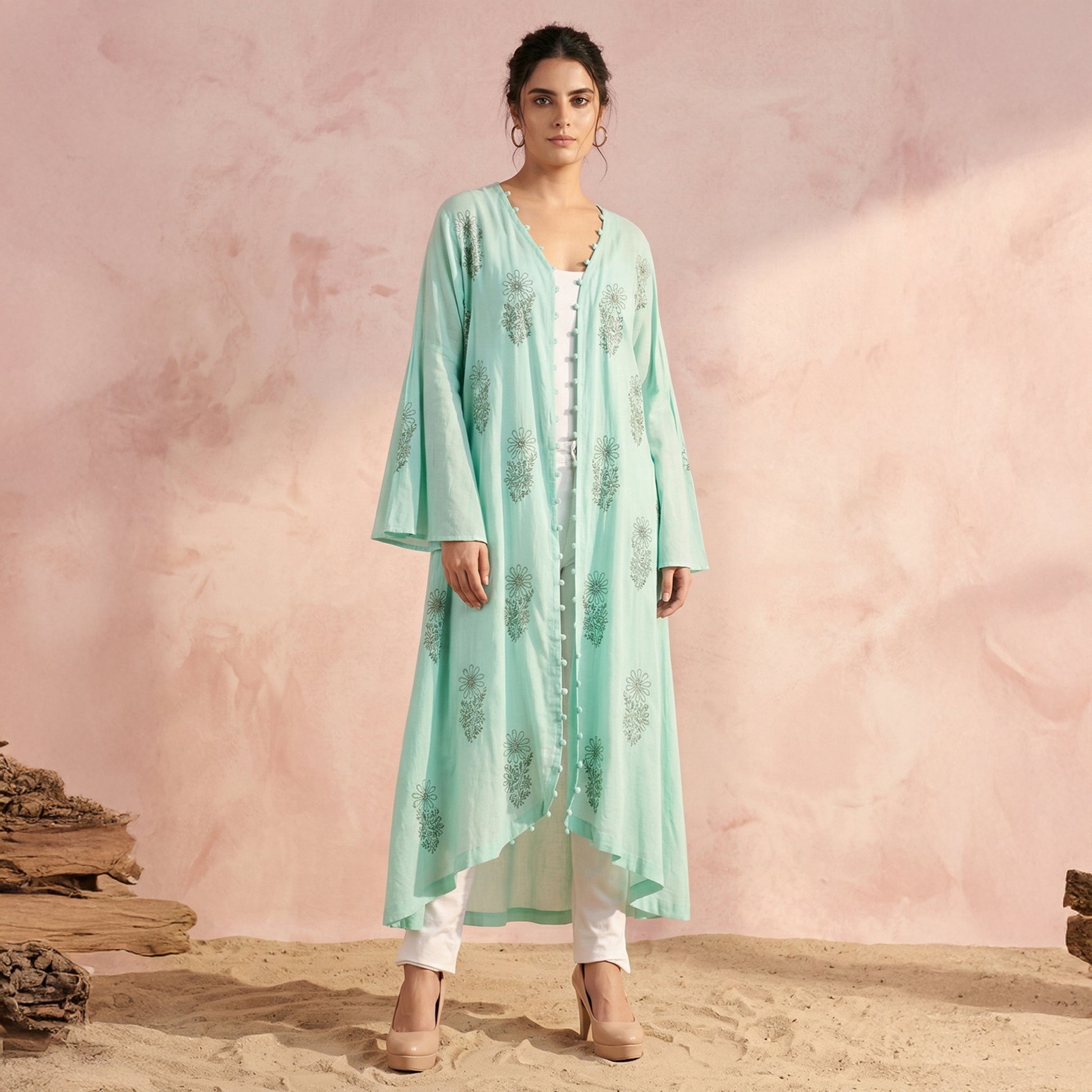 Green Dress for Women – Embellished | First Resort by Ramola Bachchan