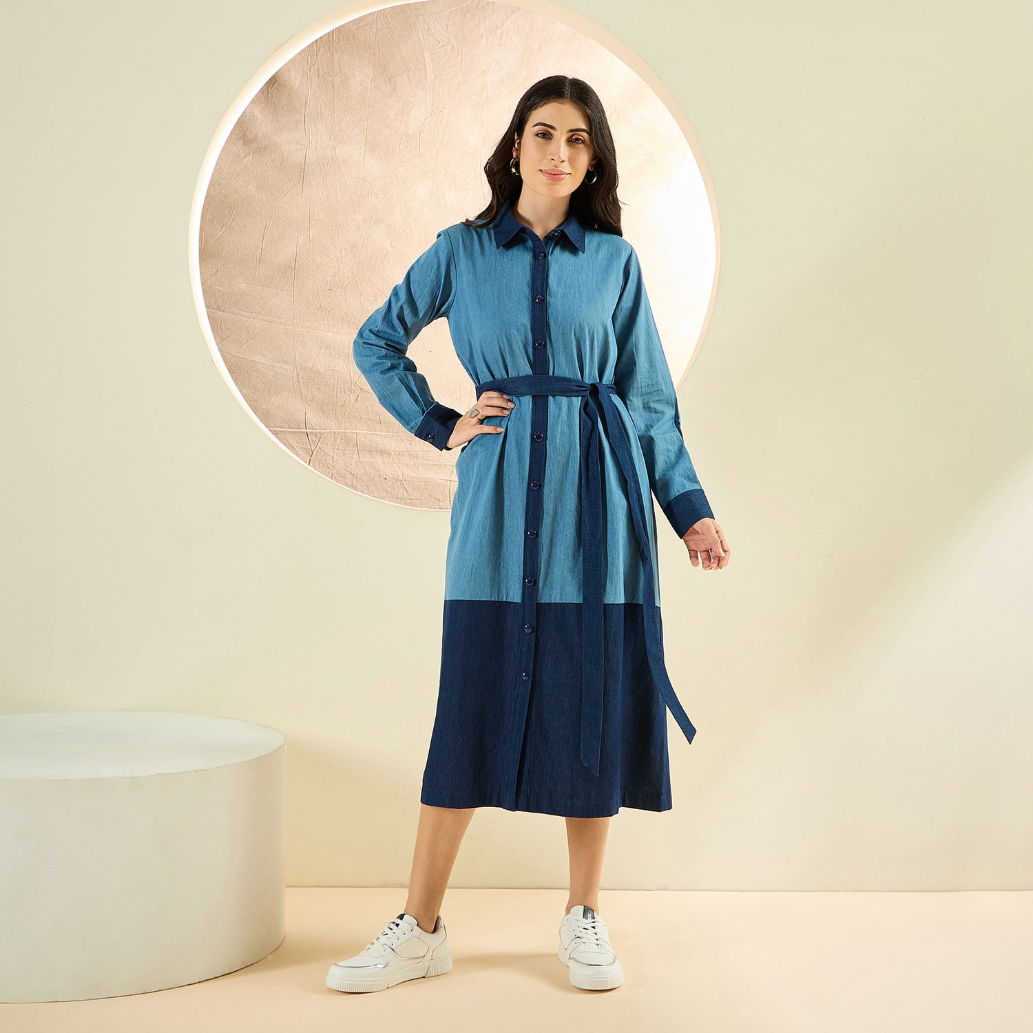 Light Blue Dress for Women – Denim | First Resort by Ramola Bachchan