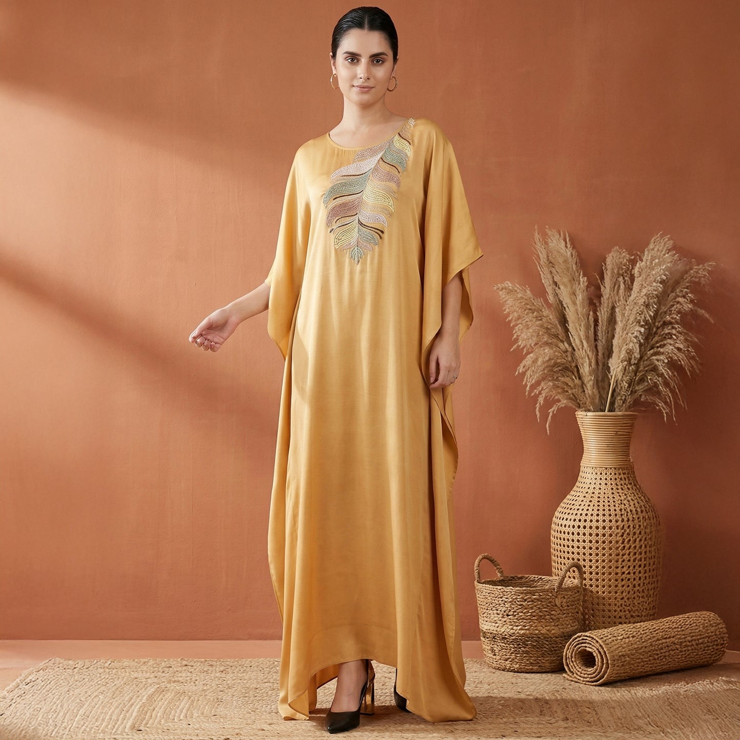 Dandelion Kaftan for Women – Embroidered | First Resort by Ramola Bachchan