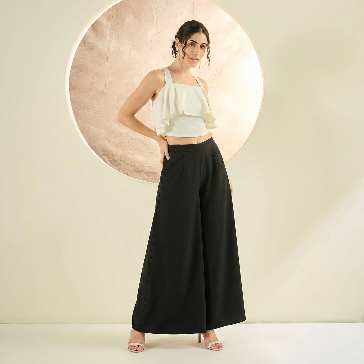 Black Pants for Women – Glace Cotton | First Resort by Ramola Bachchan