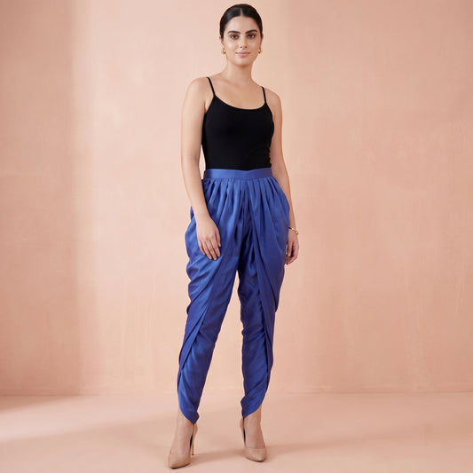 Navy Blue Tulip Pants