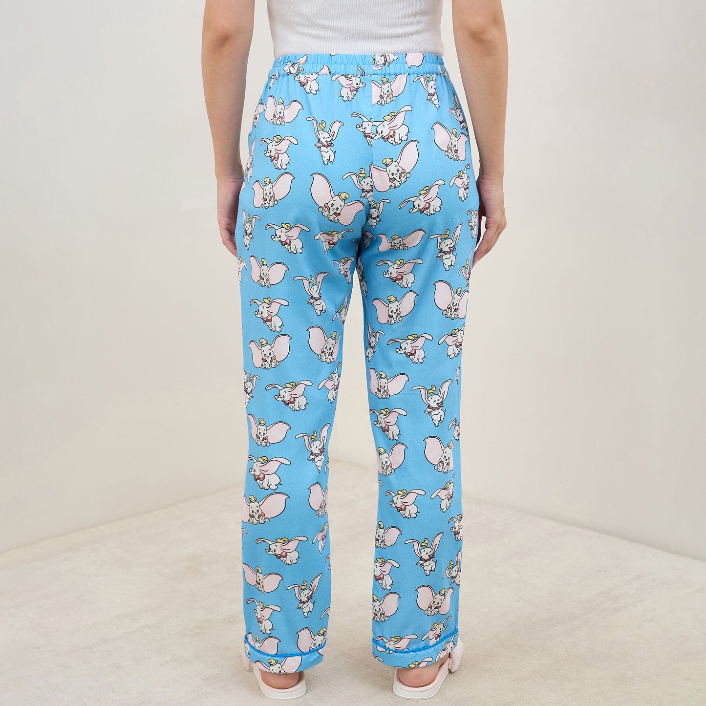 Blue Dumbo Printed Pants