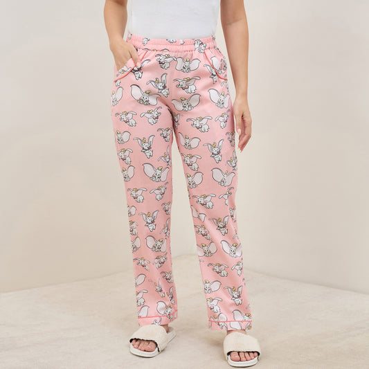 Pink Dumbo Printed Pants
