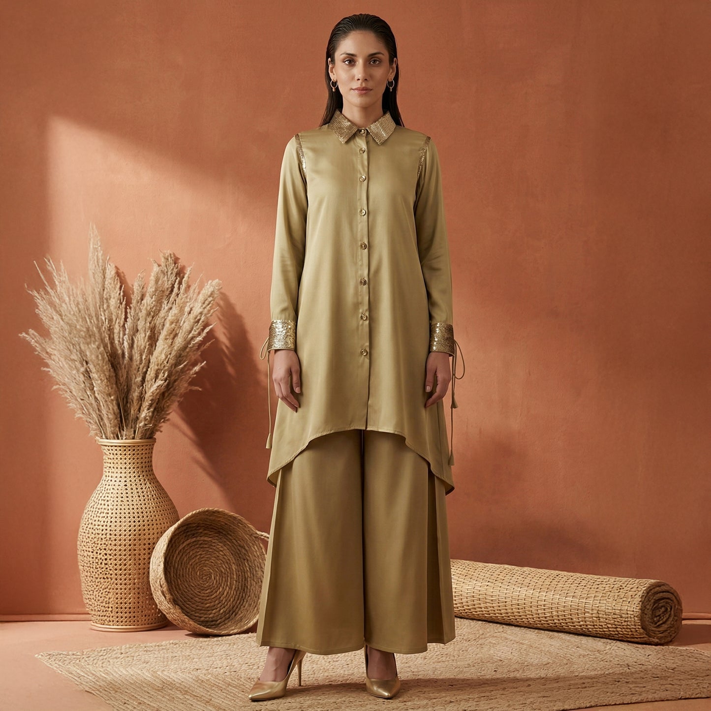 Sand Set for Women – Embroidered | First Resort by Ramola Bachchan
