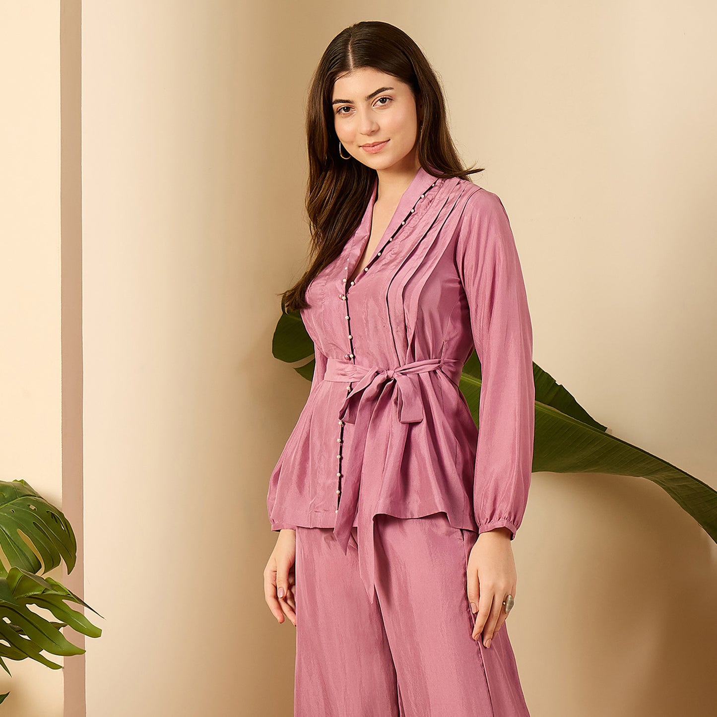 Lavender Soft Ensemble Shirt