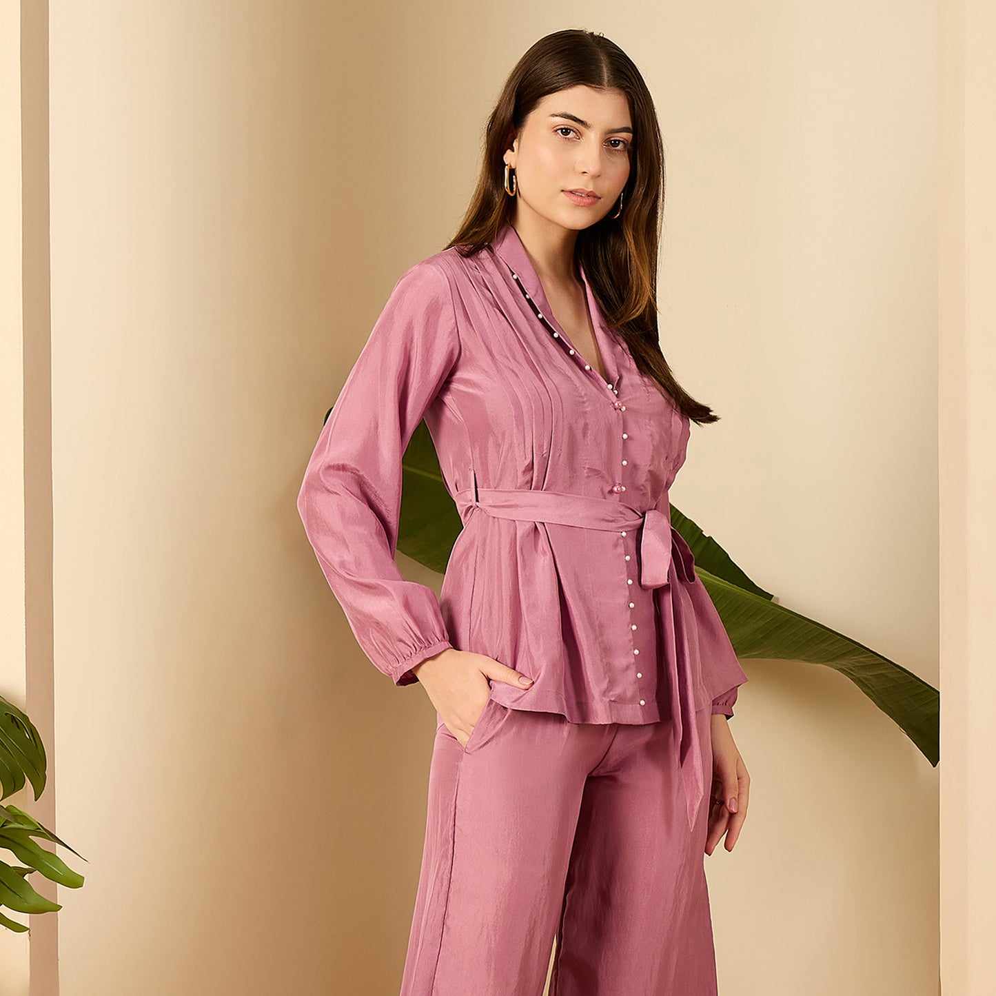 Lavender Soft Ensemble Shirt