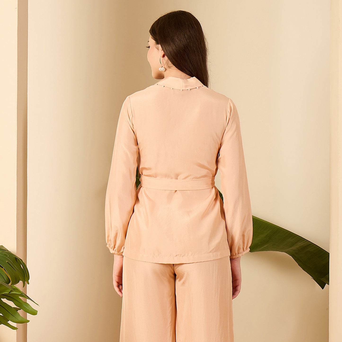 Peach Soft Ensemble Shirt
