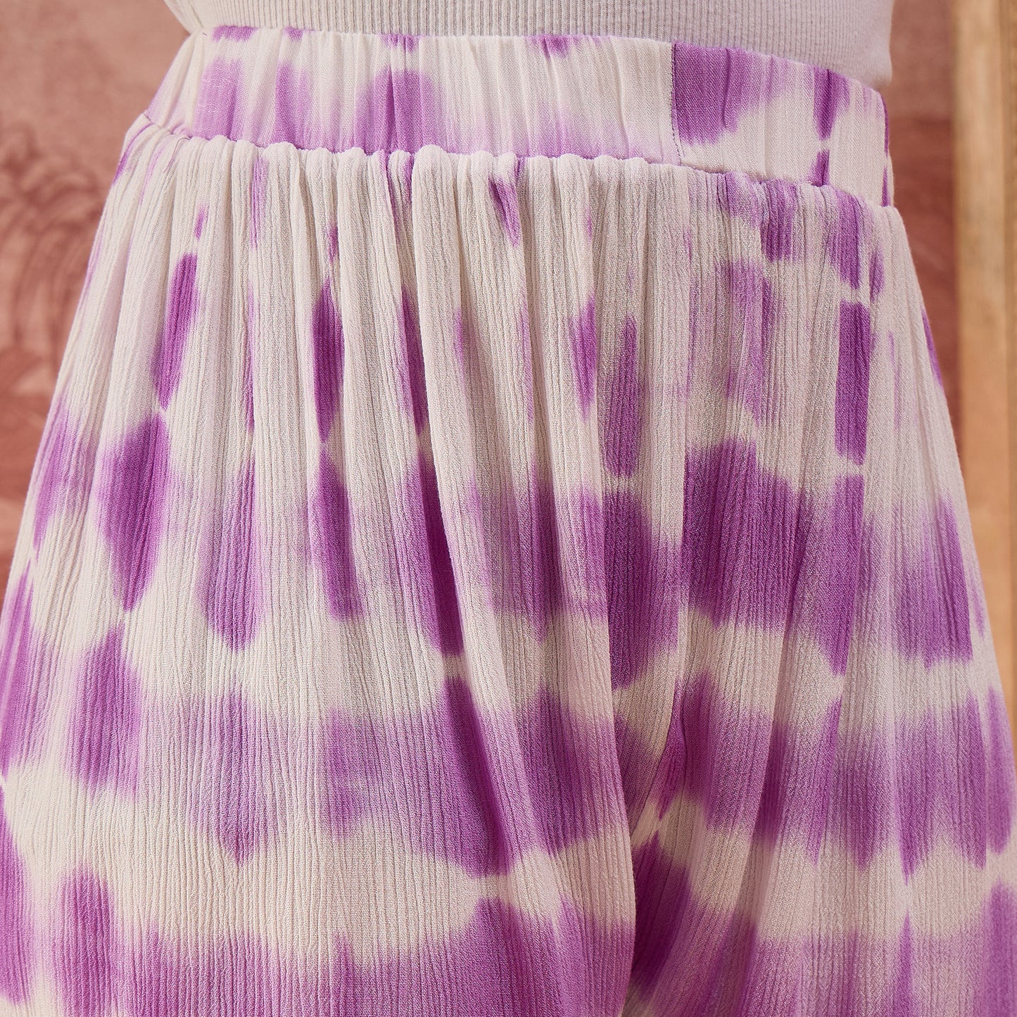 Purple Tie-Dye Shorts