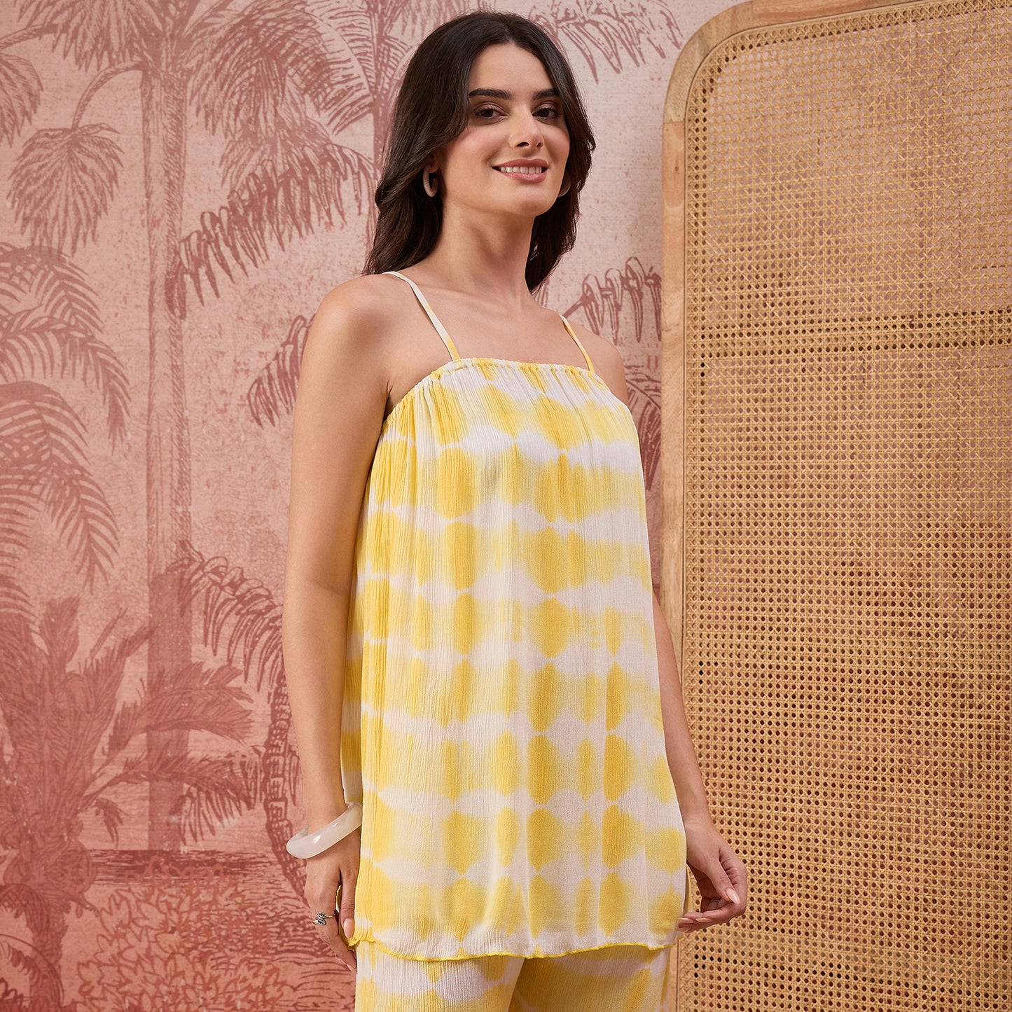 Yellow Tie-Dye Camisole