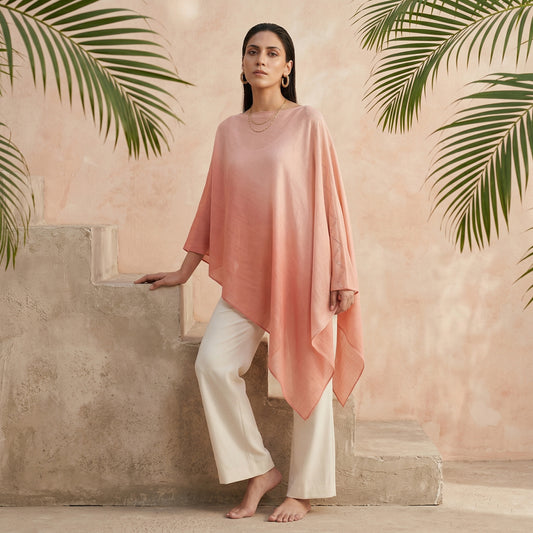 Pink Ombre Colour Top for Women – Embellished | First Resort by Ramola Bachchan