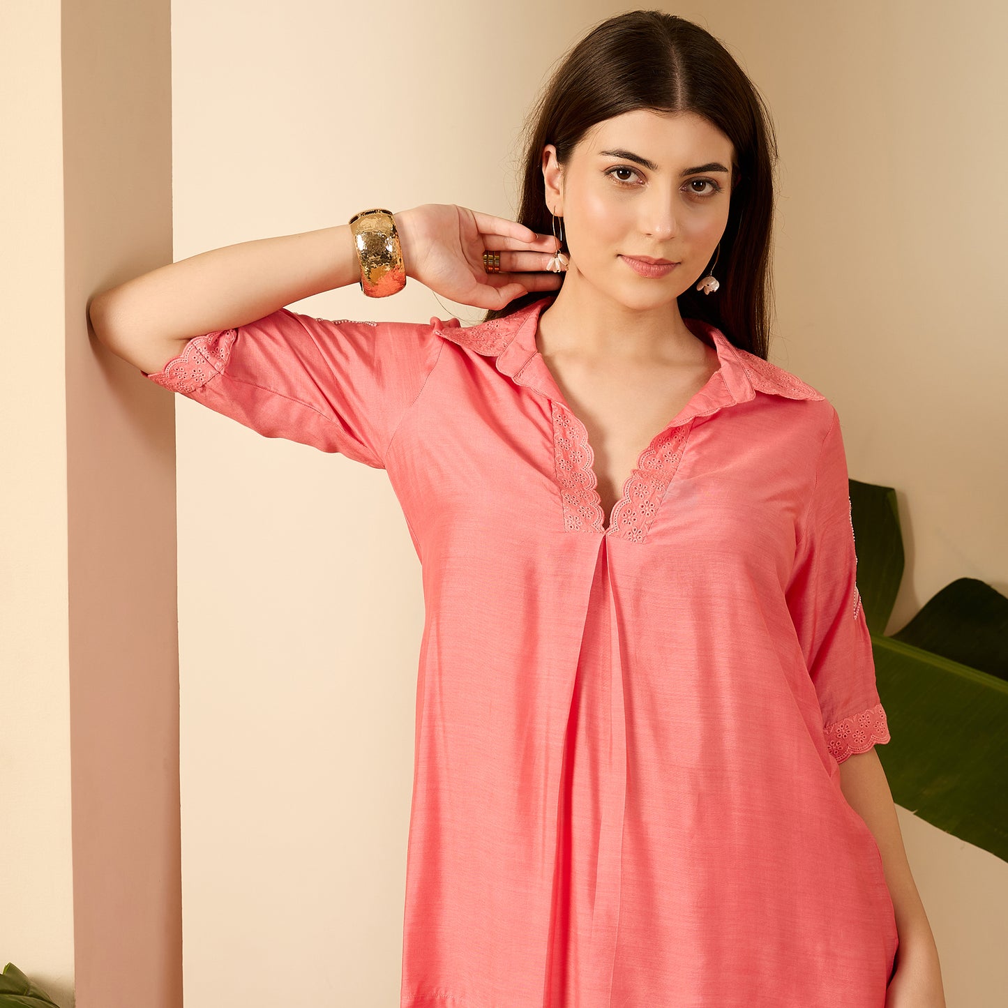 Mellow Rose Laced Top