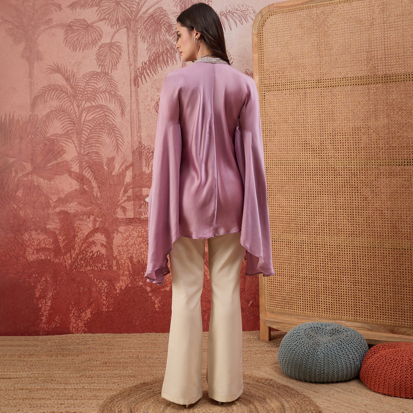 Lilac Lacework Top