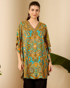 Orange Paisley Tunic