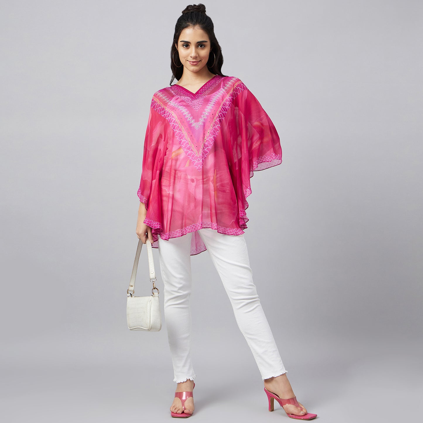 Pink Floral Tunic