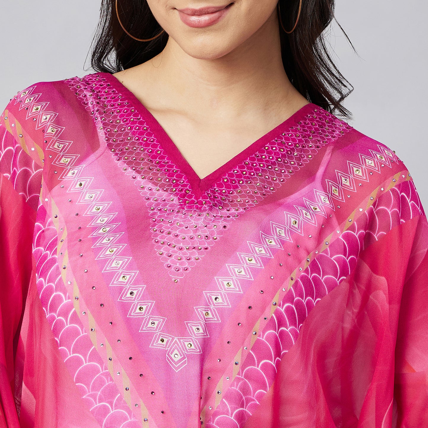 Pink Floral Tunic
