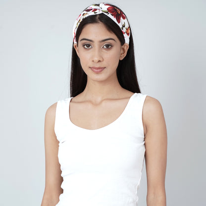 Multicoloured Floral Print Headband