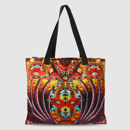 Multicoloured Tribal Print Tote Bag