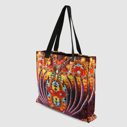 Multicoloured Tribal Print Tote Bag