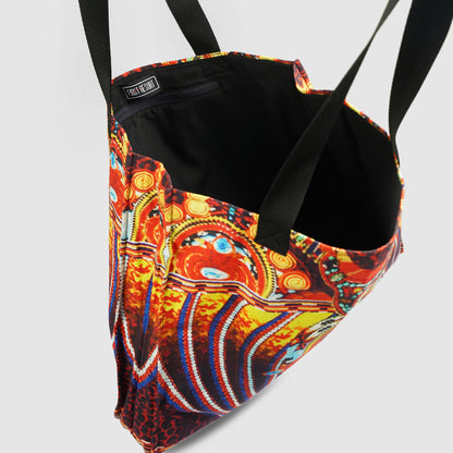 Multicoloured Tribal Print Tote Bag