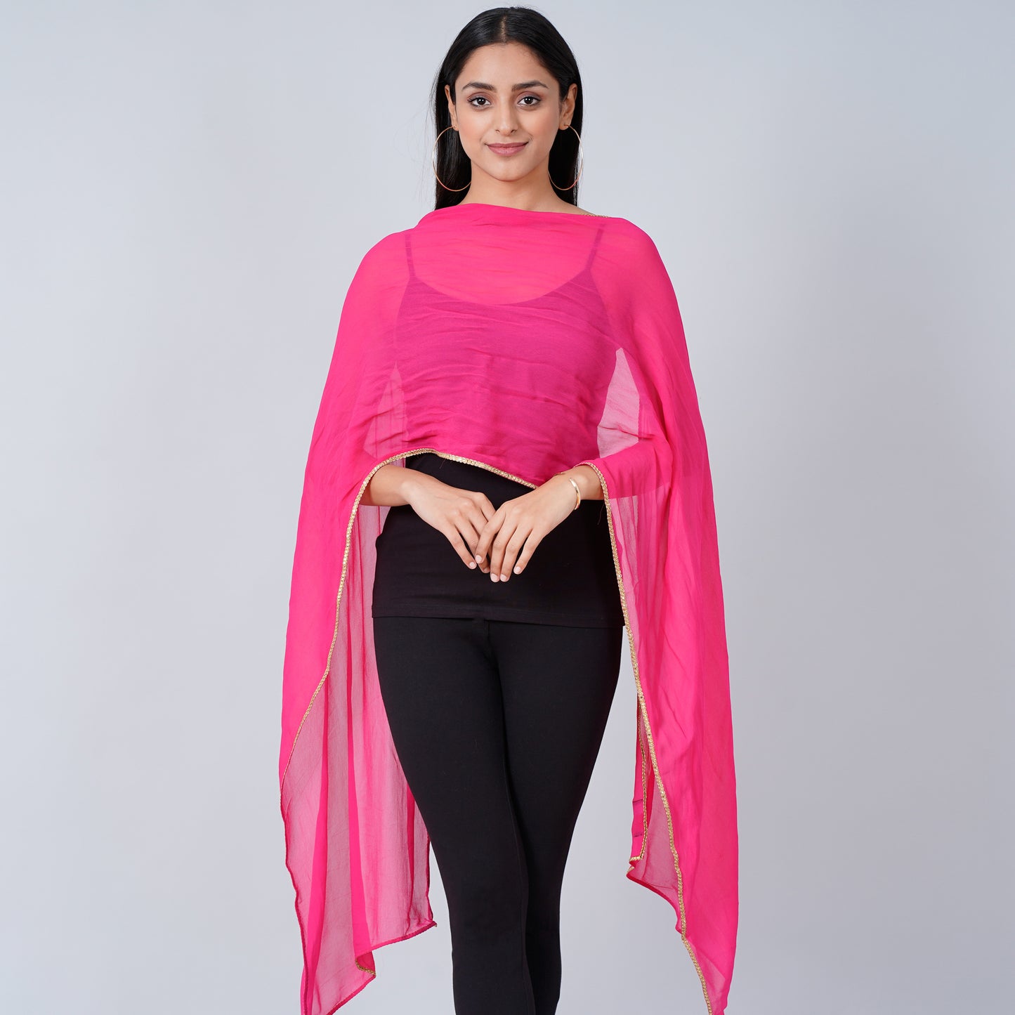Magenta Dupatta