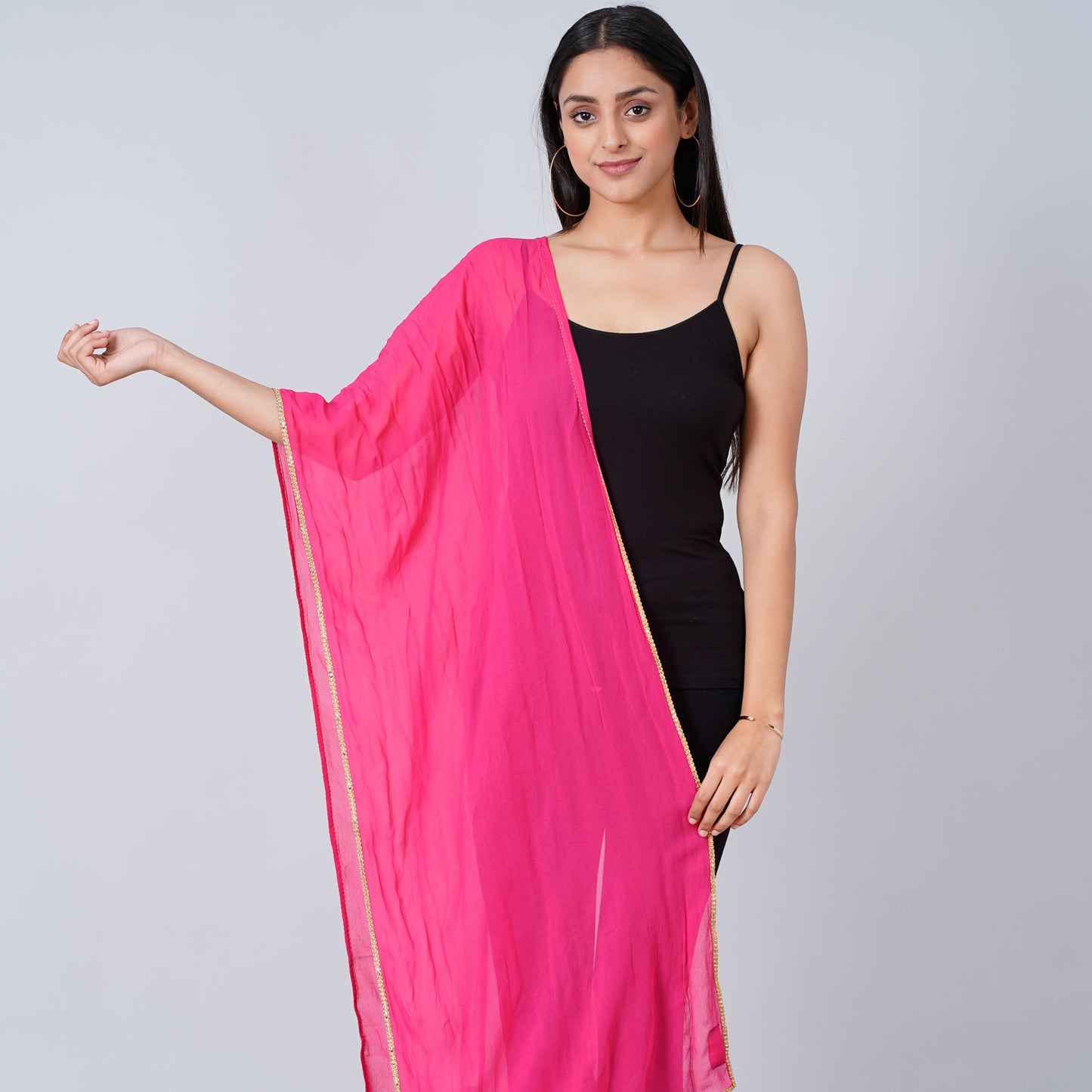 Magenta Dupatta
