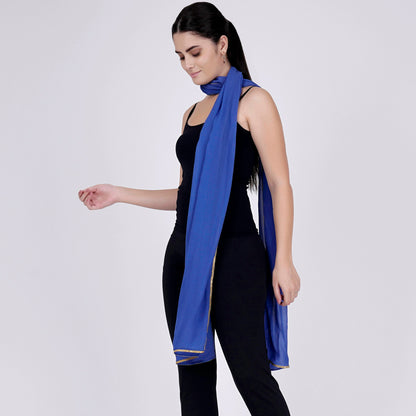 Navy Blue Dupatta