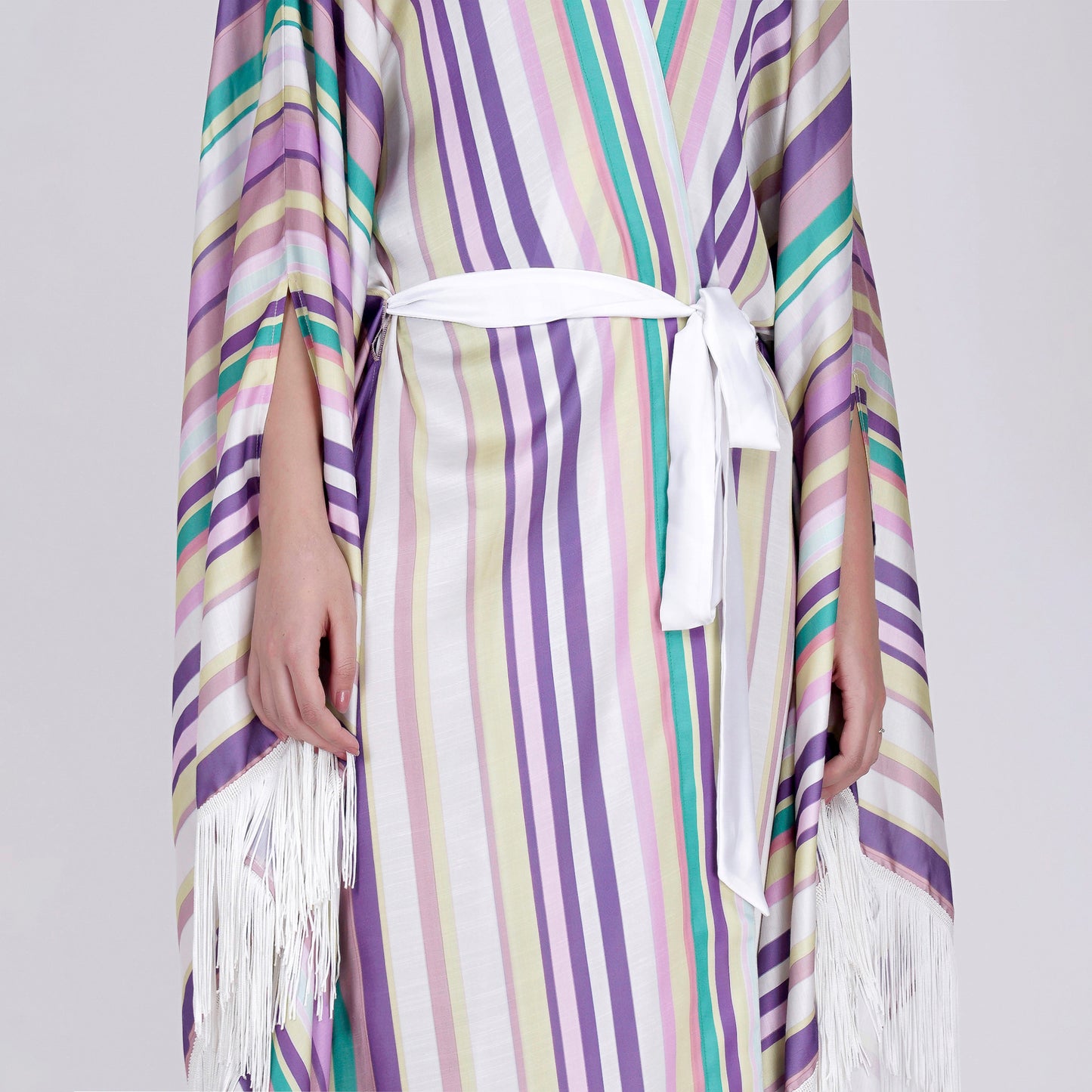 Multicoloured Full Length Cover-Up