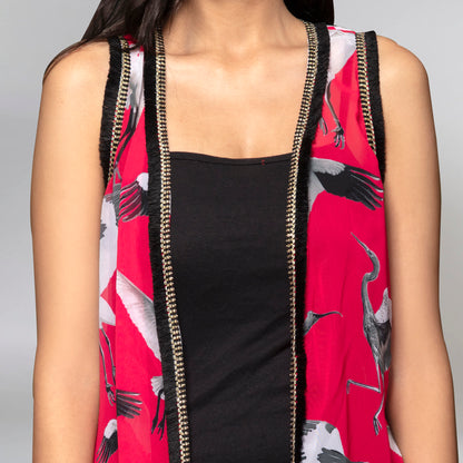 Pink Flamingo Shrug