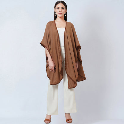 Brown Cashmere Cape