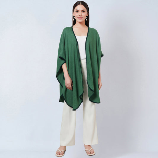 Green Cashmere Cape