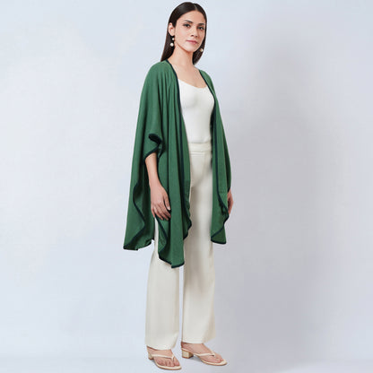 Green Cashmere Cape