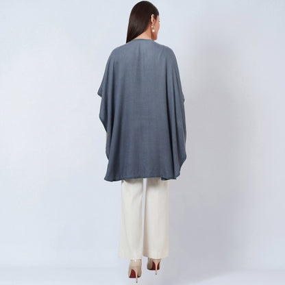 Grey Cashmere Cape