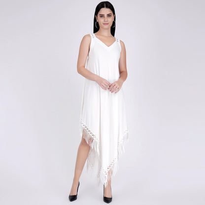 White Handkerchief Dress
