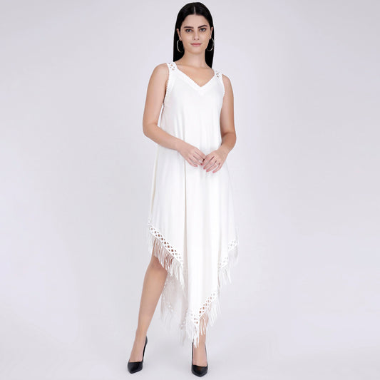 White Handkerchief Dress