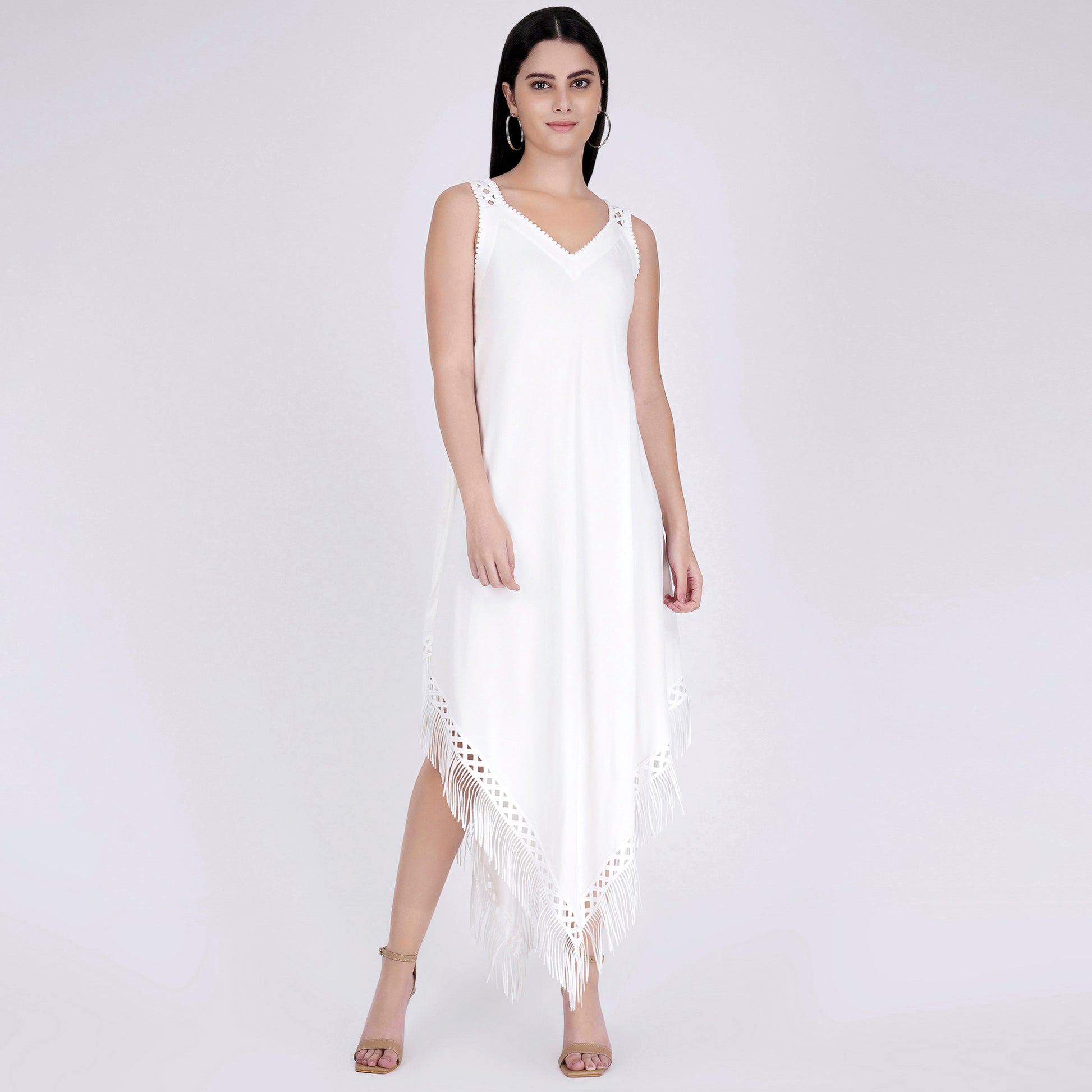 White Handkerchief Dress | First Resort by Ramola Bachchan White Handkerchief Dress | First Resort by Ramola Bachchan