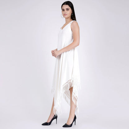White Handkerchief Dress