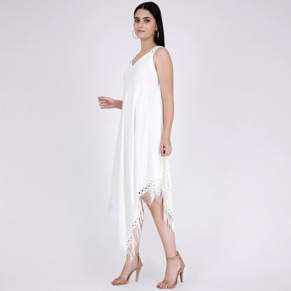 White Handkerchief Dress
