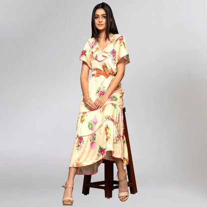 Yellow Floral Dress