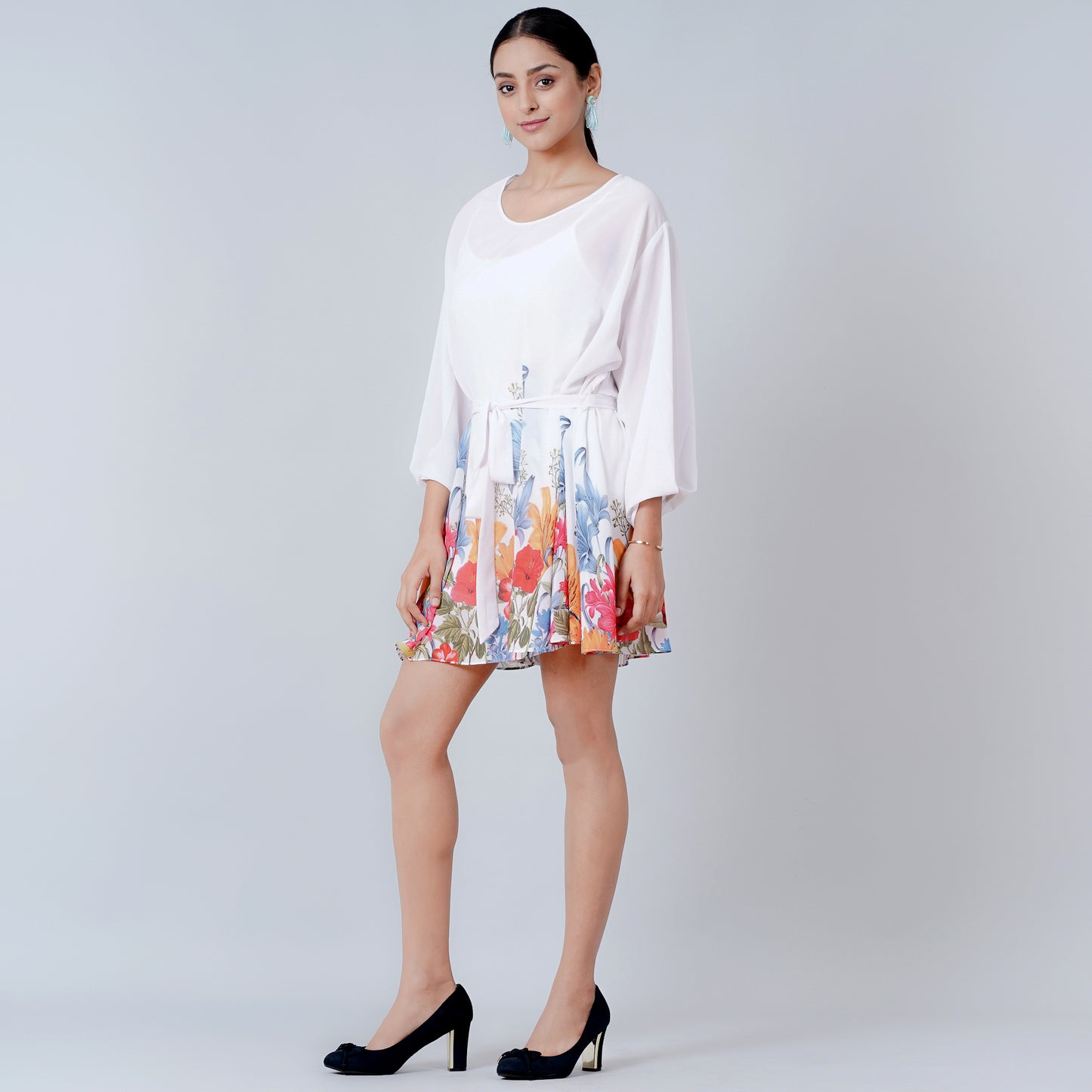 Multicoloured Floral Dress