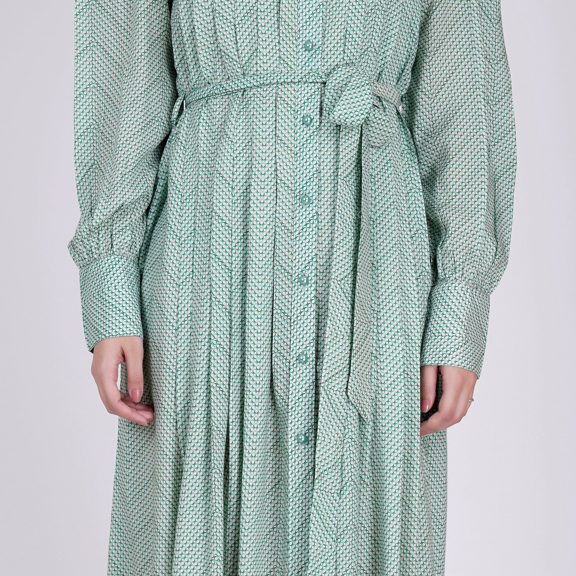 Green and White Chevron Maxi Dress | First Resort by Ramola Bachchan Green and White Chevron Maxi Dress | First Resort by Ramola Bachchan