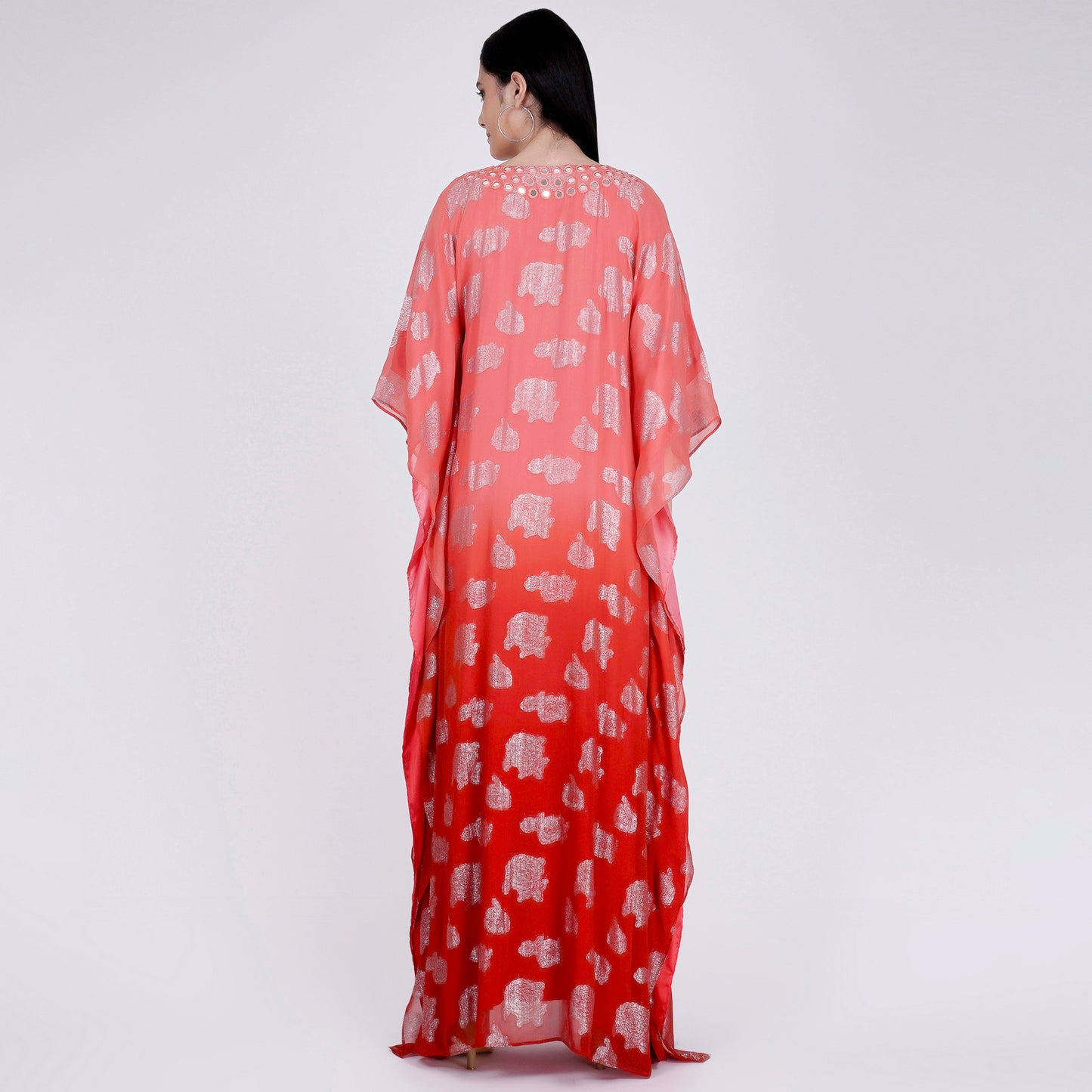 Pink Ombre Full Length Kaftan