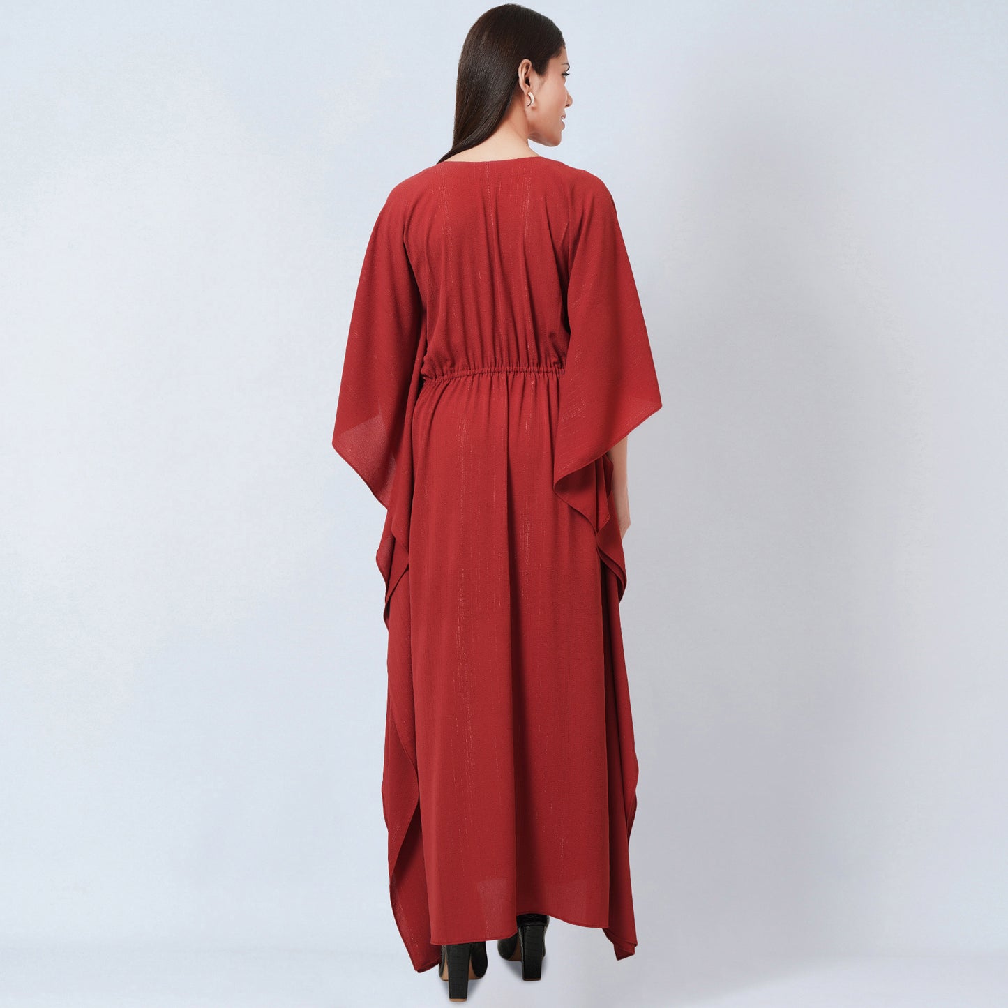 Russet Lurex Full Length Kaftan