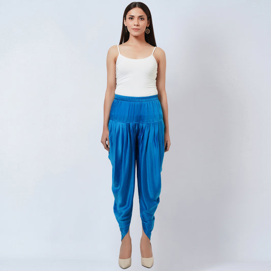 Blue Dhoti Pants