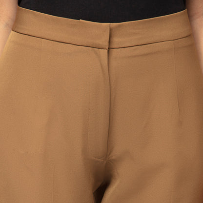 Beige Slim Fit Pants