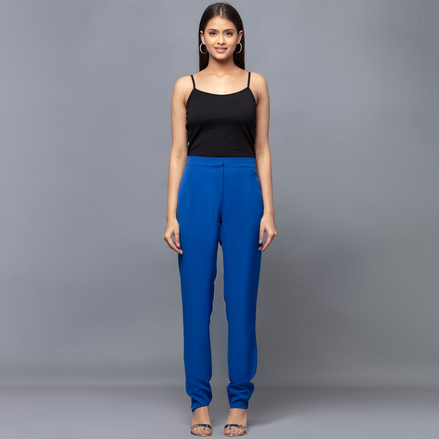 Blue Slim Fit Pants