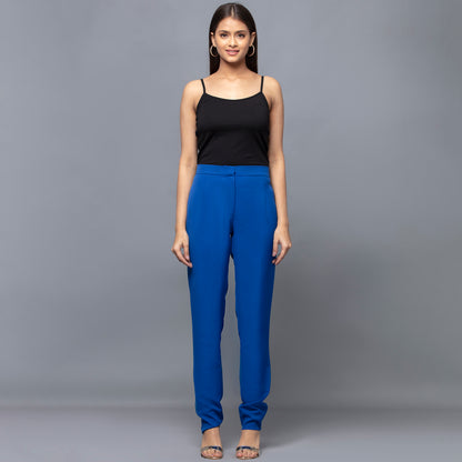 Blue Slim Fit Pants
