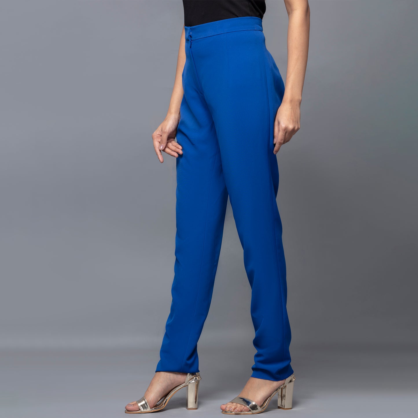 Blue Slim Fit Pants