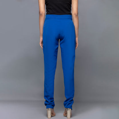 Blue Slim Fit Pants