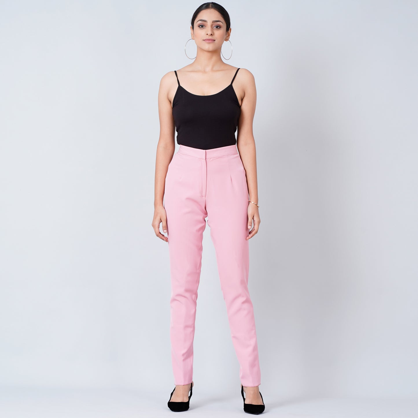 Pink Slim Fit Pants